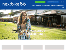 Tablet Screenshot of nextbike.de