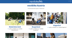 Desktop Screenshot of nextbike.at